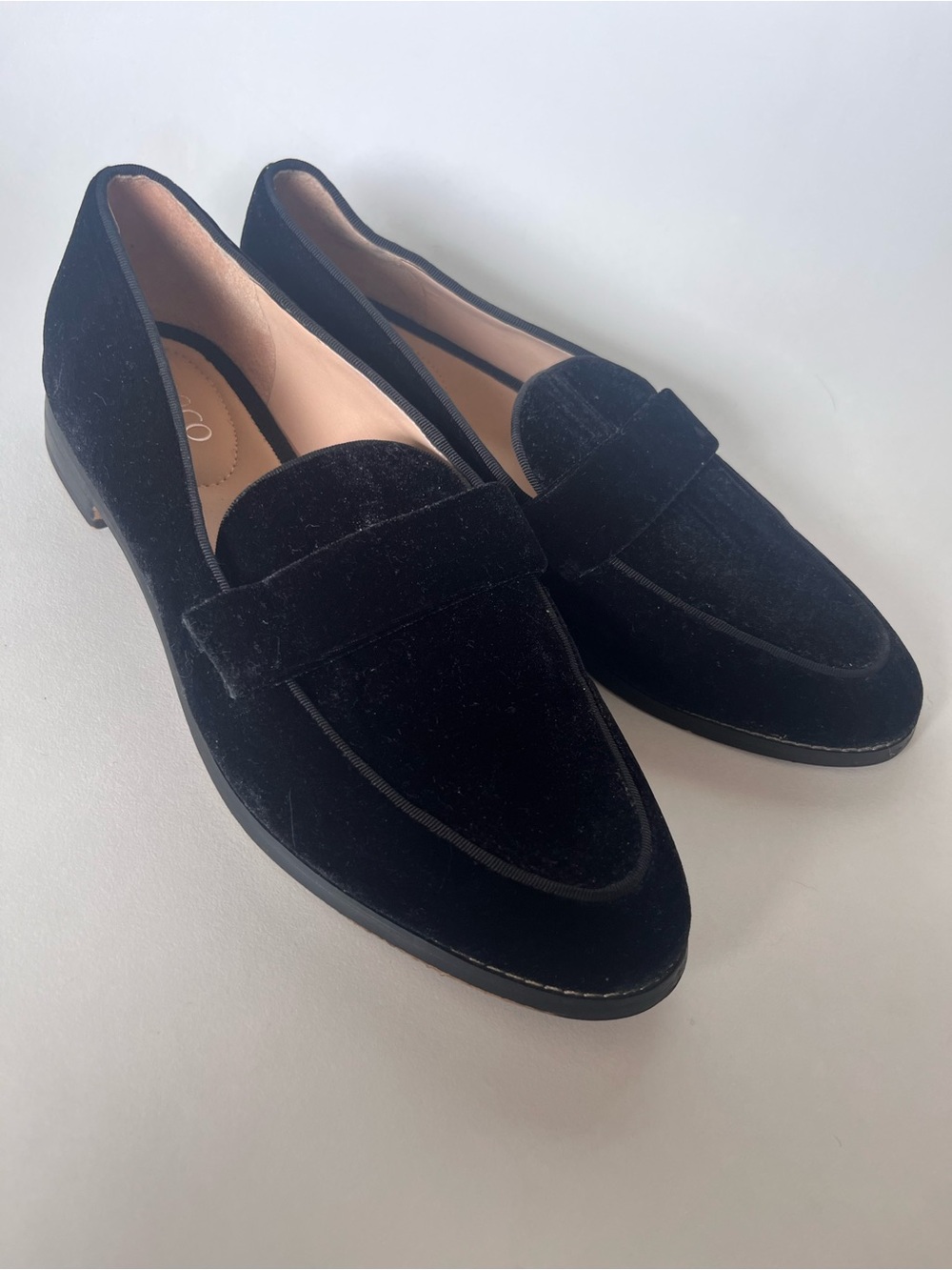 Franco Sarto Black Velvet 8.5